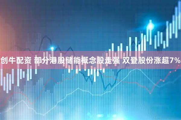 创牛配资 部分港股储能概念股走强 双登股份涨超7%