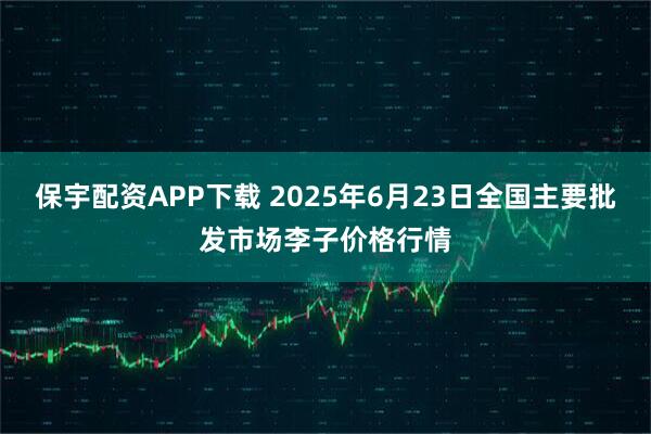 保宇配资APP下载 2025年6月23日全国主要批发市场李子价格行情
